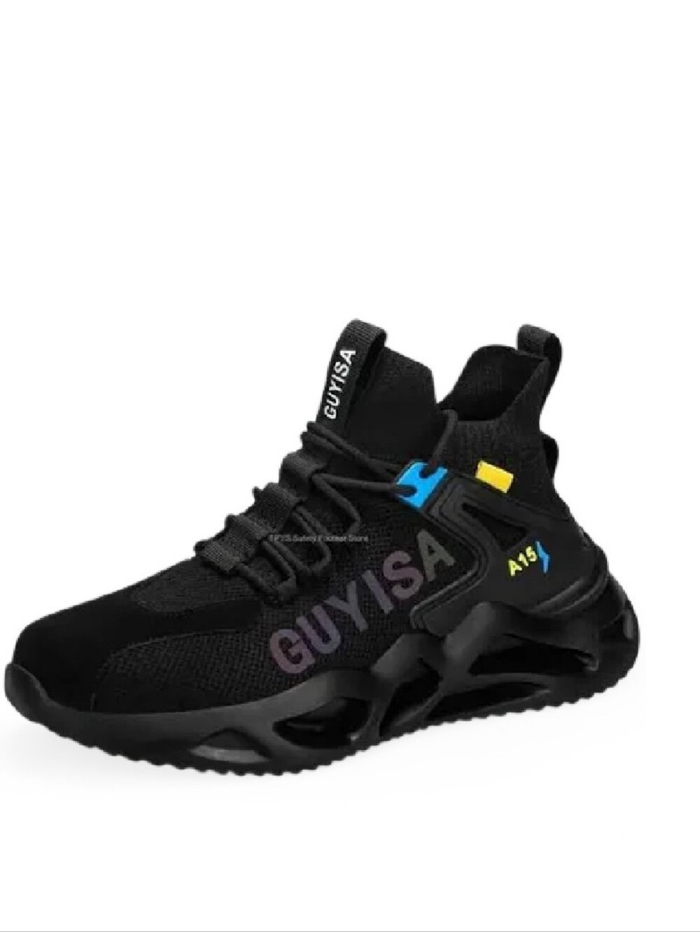 New Guyisa Steel Toe Anti-Smash Safety Work Constuction Sneakers Size 10 - Picture 3 of 16